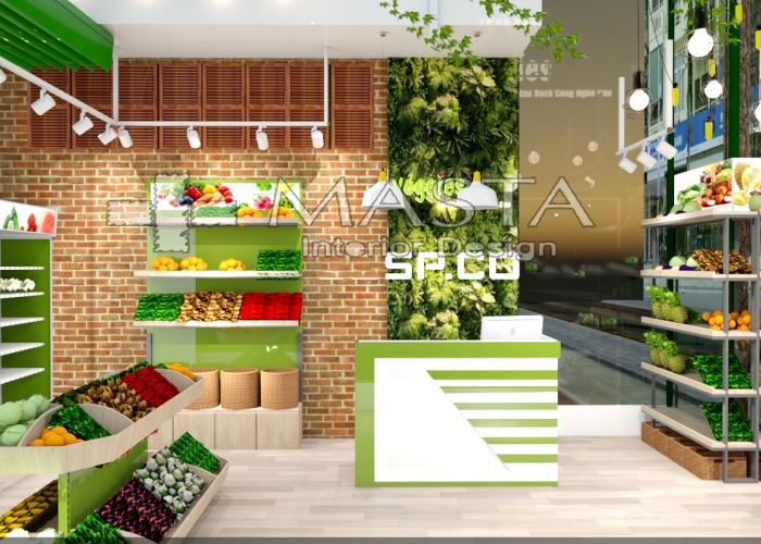 THIẾT KẾ SHOP TRÁI CÂY - CHỊ LINH - TÂN BÌNH
